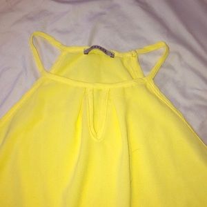 Yellow Halter Top